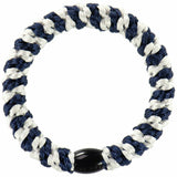 Kknekki | Haargummi - gestreift - White-Navy stripe - Weiß-Navy