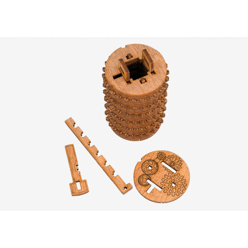Cluebox | Cryptex Bausatz aus Holz | Kryptos