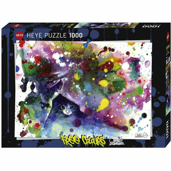 Meow, Free Colours  -  Puzzle  -  1000 Teile