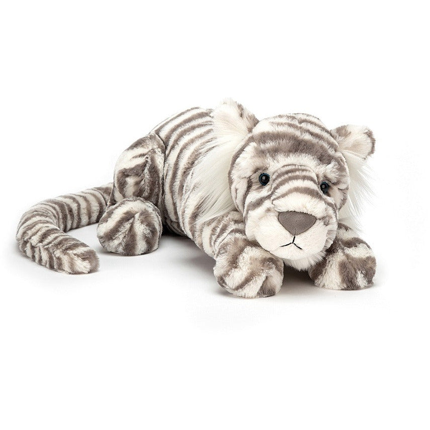 Jellycat | Sacha Snow Tiger Little