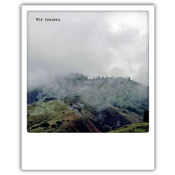 Postkarte | wir trauern