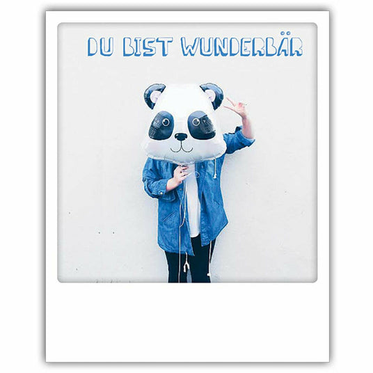 Postkarte | du bist wunderbär