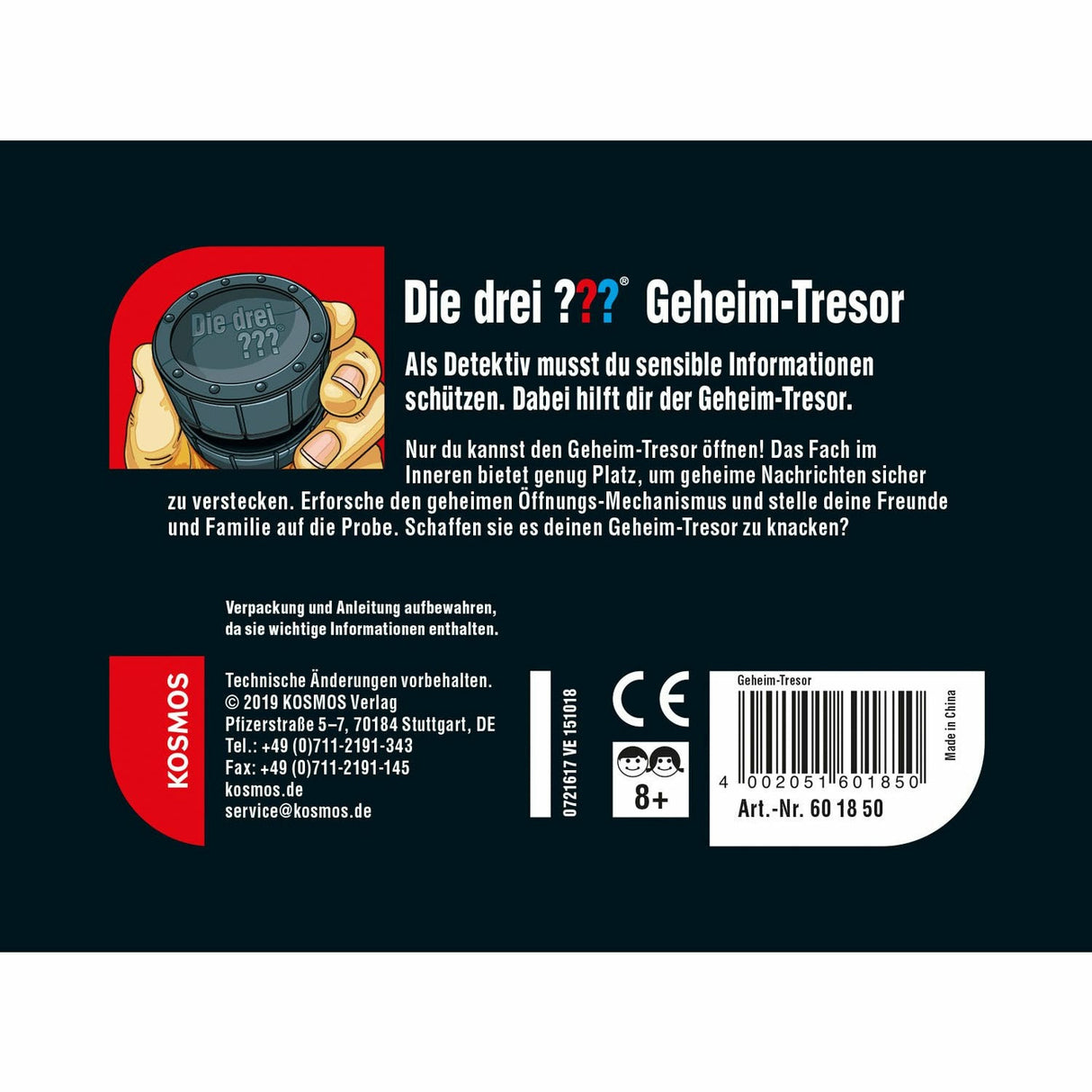 Die drei ??? Geheim-Tresor (kleine Dose)