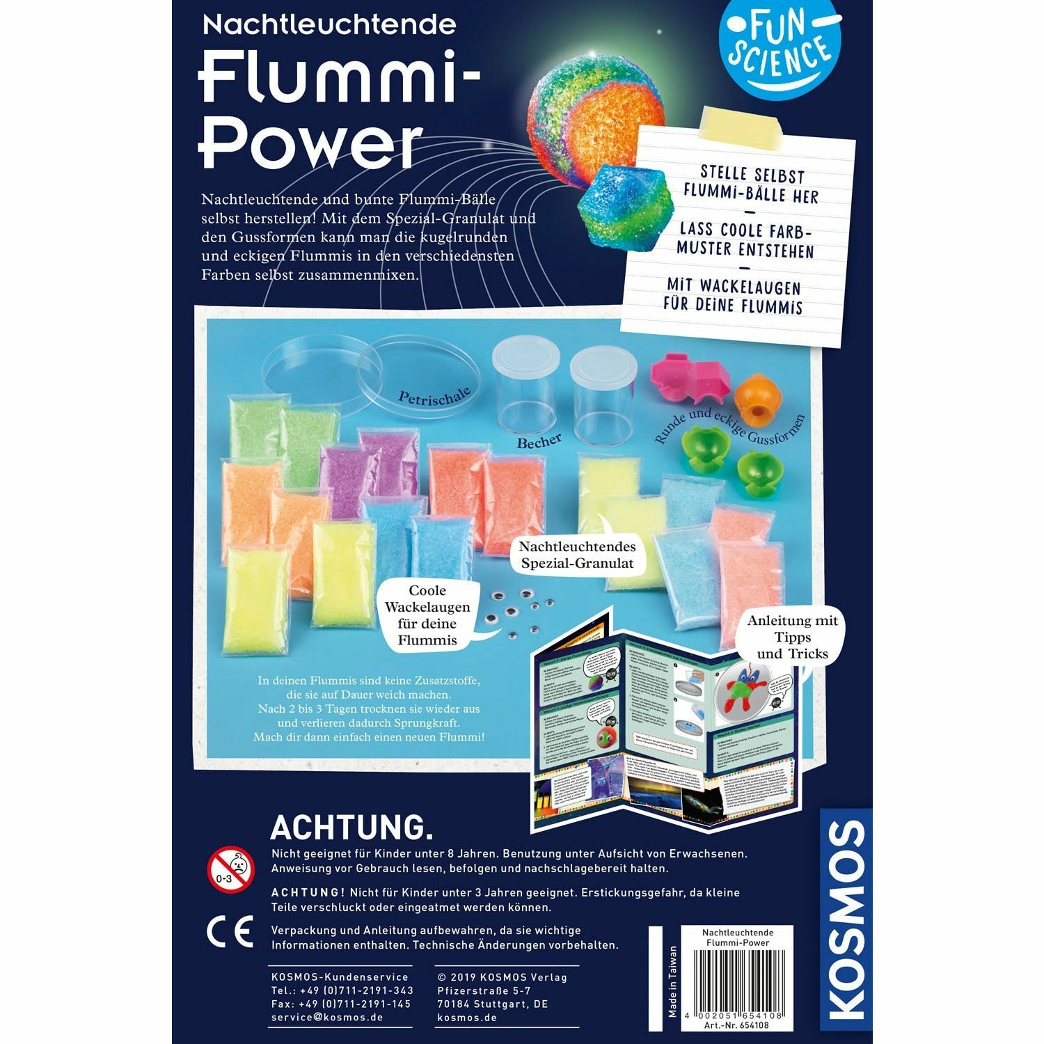KOSMOS | Fun Science Nachtleuchtende Flummi-Power