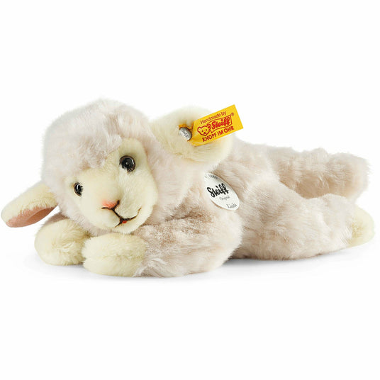 Linda Lamm 22 wollweiss liegend