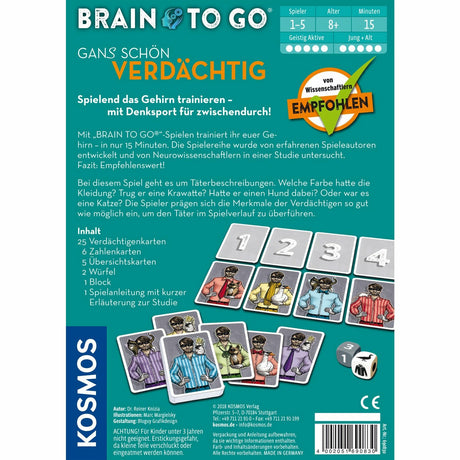 Brain to go - Gans schön verdächtig