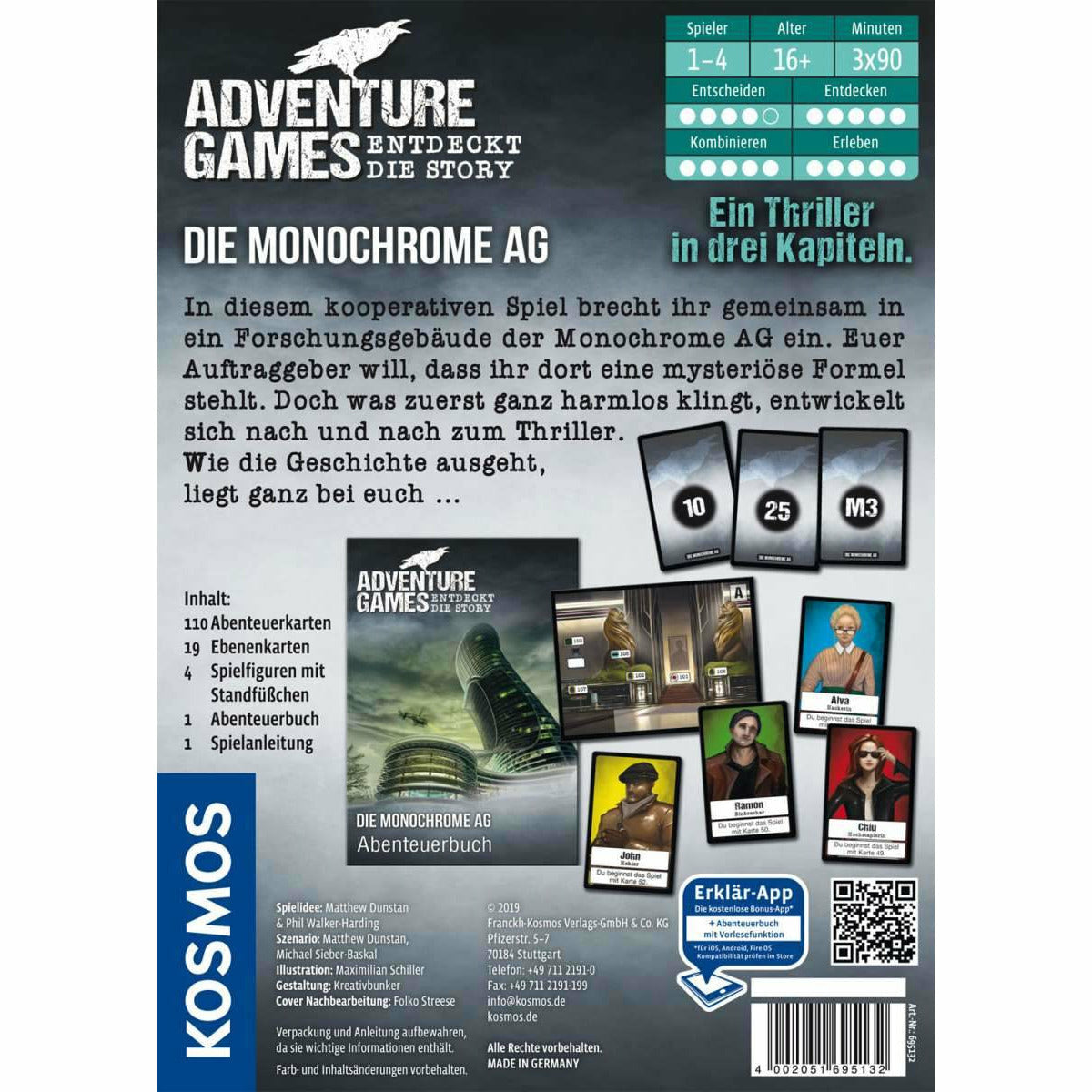 KOSMOS | Adventure Games - Die Monochrome AG