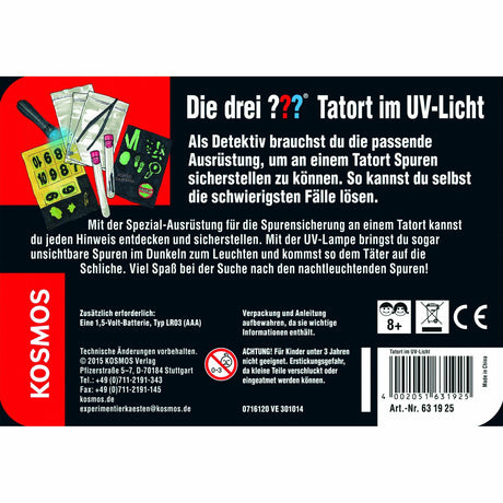 Die drei ??? Tatort im UV-Licht (große Dose)