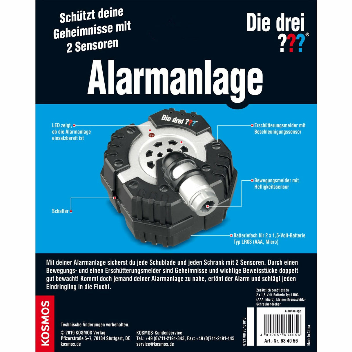 Die drei ??? Alarmanlage