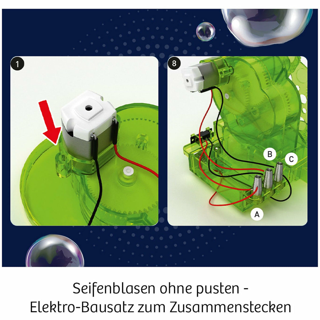 Fun Science Seifenblasen-Roboter