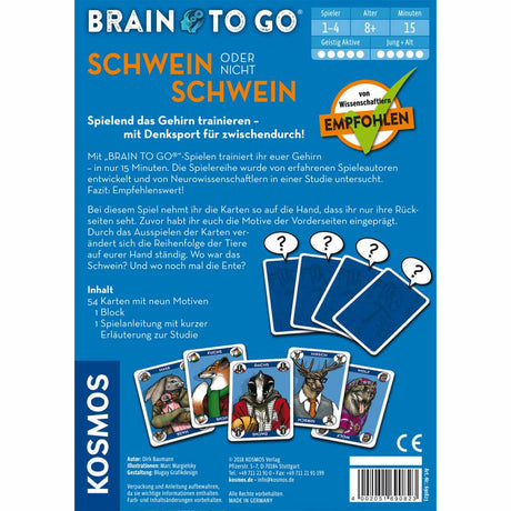 Brain to go - Schwein oder nicht Schwein
