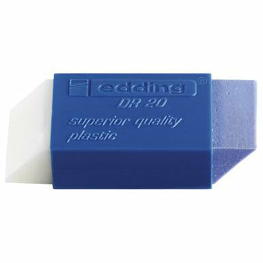 Radierer edding DR 20, Kunststoffradierer, 52 x 20 x 10 mm, 14 g
