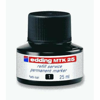 Nachfülltinte edding MTK 25 refill service,f.edding Permanentm.,25 ml,schwarz