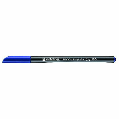 Fasermaler edding 1200 colourpen, 1 mm, blau