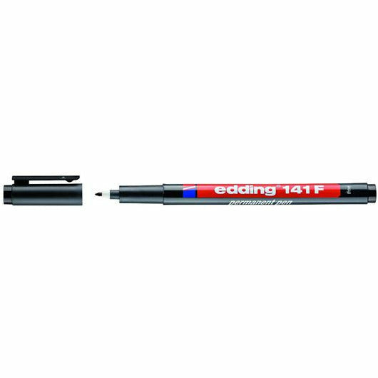 Permanent Pen edding 141 F, 0,6 mm, Schwarz