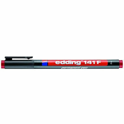 Permanent Pen edding 141 F, 0,6 mm, rot