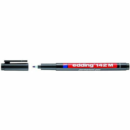 Permanent Pen edding 142 M, 1 mm, schwarz