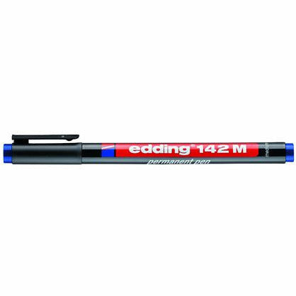 Permanent Pen edding 142 M, 1 mm, blau