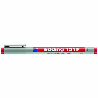 Non-permanent Pen edding 151 F, 0,6 mm, rot