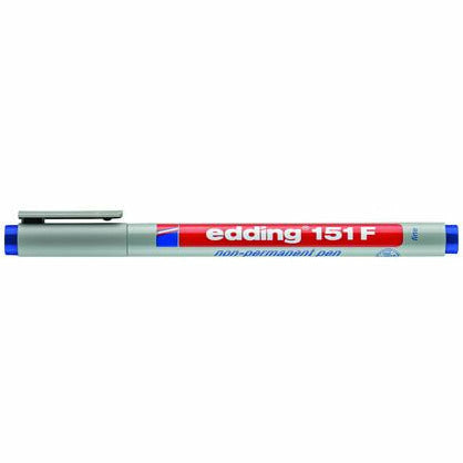 Non-permanent Pen edding 151 F, 0,6 mm, blau
