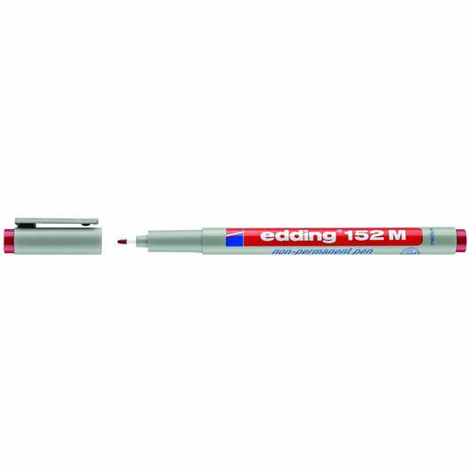 Non-permanent Pen edding 152 M, 1 mm, rot