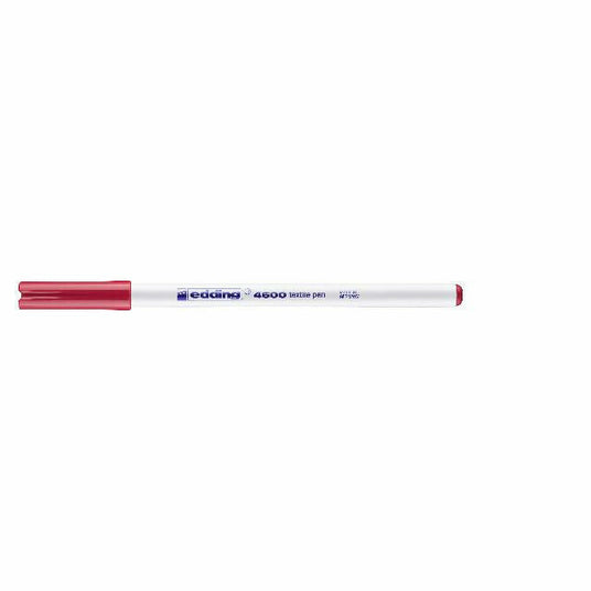 Textilpen edding 4600, Rundspitze, 1 mm, karminrot