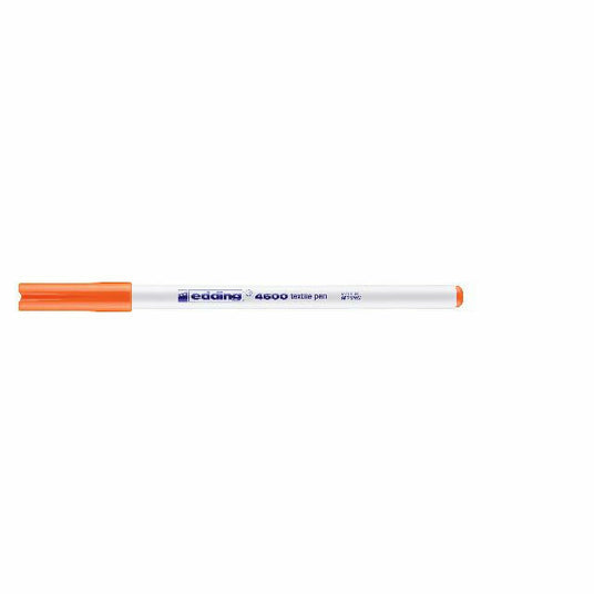 Textilpen edding 4600, Rundspitze, 1 mm, neonorange