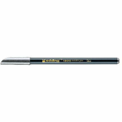 Fasermaler 1200 metallic colourpen, 1 - 3 mm, silber