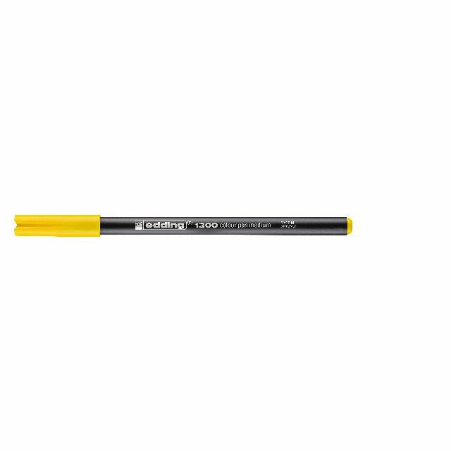 Fasermaler edding 1300 color pen, ca. 2 mm, gelb
