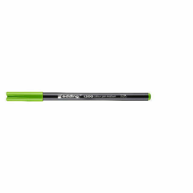 Fasermaler edding 1300 color pen, ca. 2 mm, hellgrün