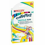 Textilmarker Fun e-17 5er Set Funtastics, 2-3 mm, sortiert