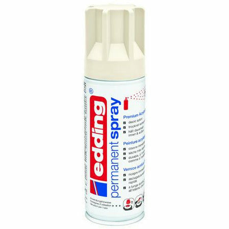 Permanent Spray edding 5200, cremeweiß seidenmatt RAL 9001, 200ml