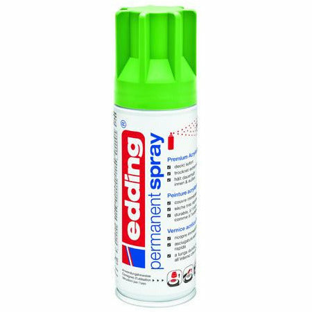 Permanent Spray edding 5200, gelbgrün seidenmatt RAL 6018, 200ml