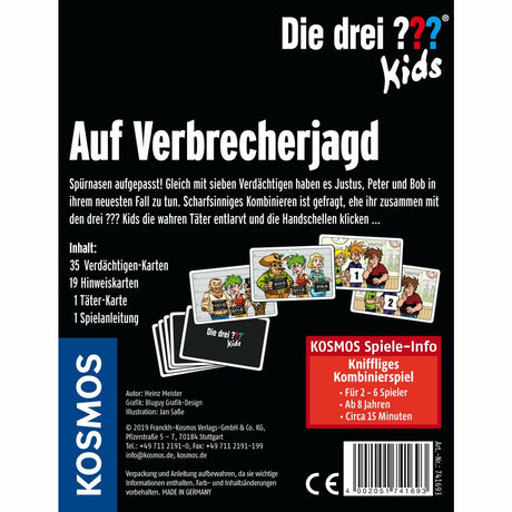 KOSMOS | Kartenspiel Die drei ??? Kids Auf Verbrecherjagd