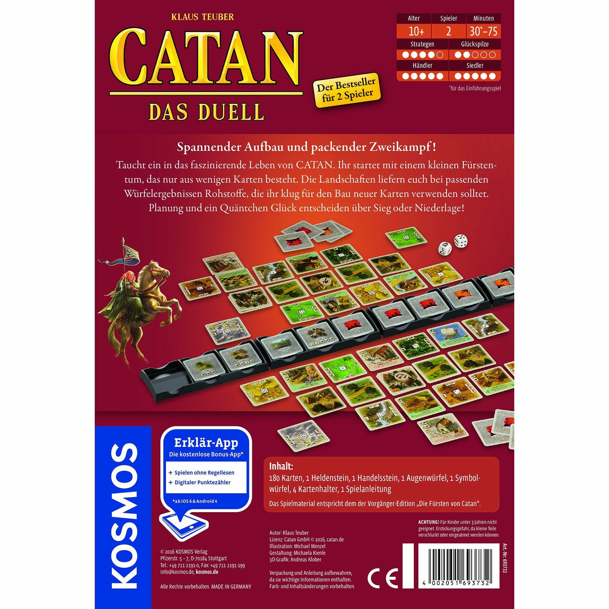 KOSMOS | Catan - Das Duell (Spiel mit Karten für Zwei)
