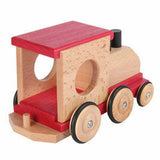 Beck | Holz-Eisenbahn mit 2 Wagen
