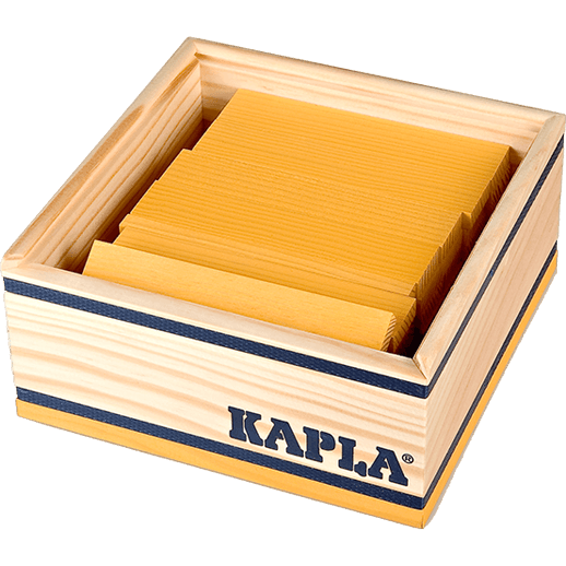 Kapla 40er Quadrate gelb