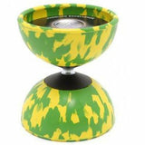 Diabolo Harlekin Medium | gelb/grün | 200gr. Ø100,00mm H 115mm