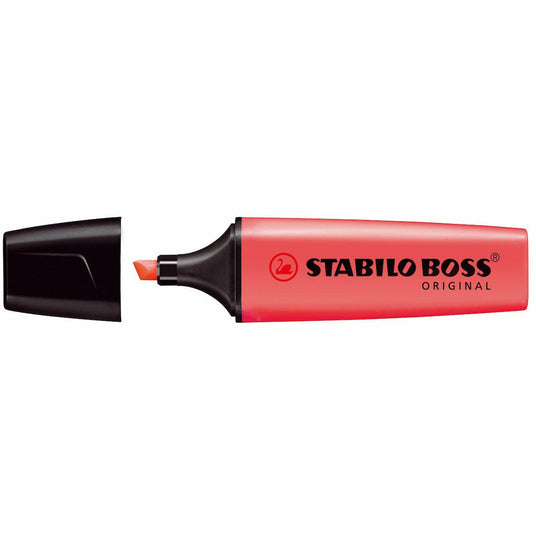 STABILO BOSS rot Leuchtmarkierer