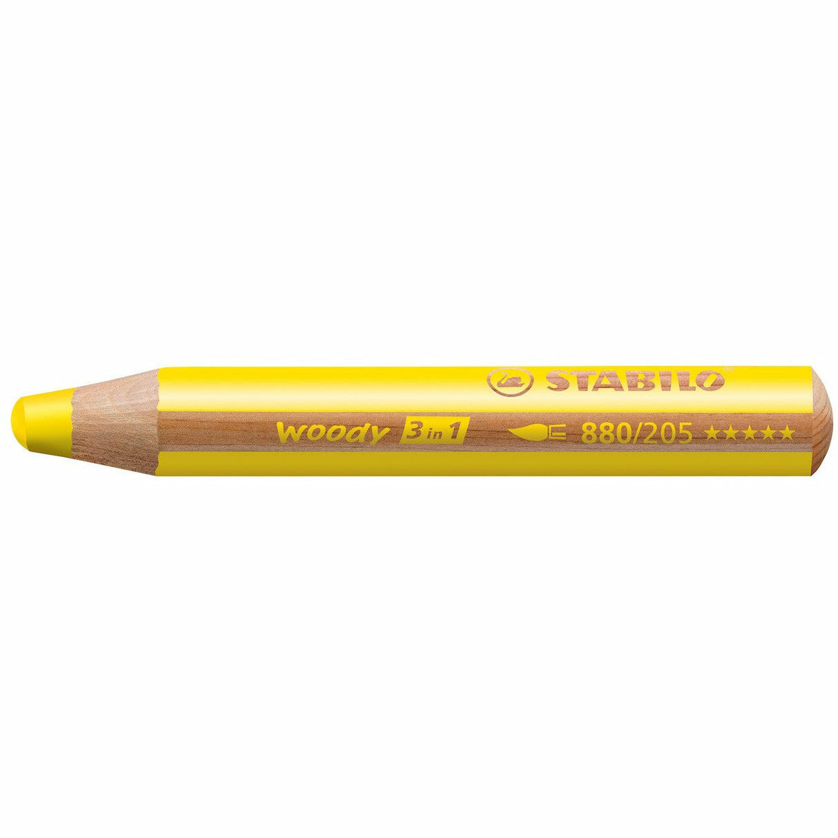 STABILO woody Farbstift gelb wasservermalbar