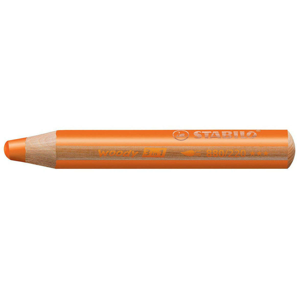 STABILO woody Farbstift gelborange wasservermalbar