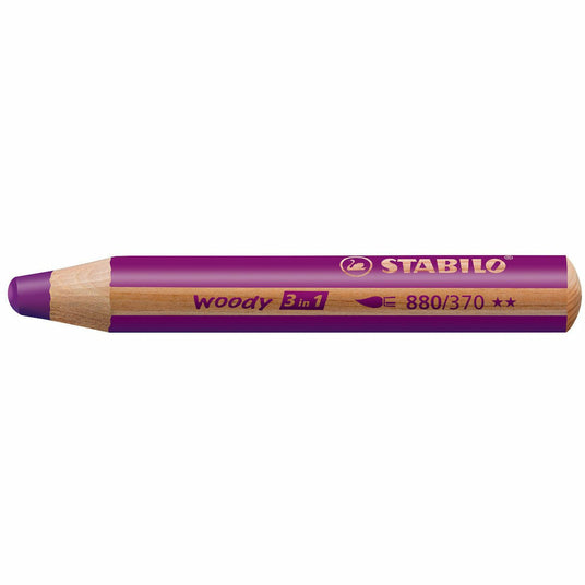 STABILO woody Farbstift lila wasservermalbar
