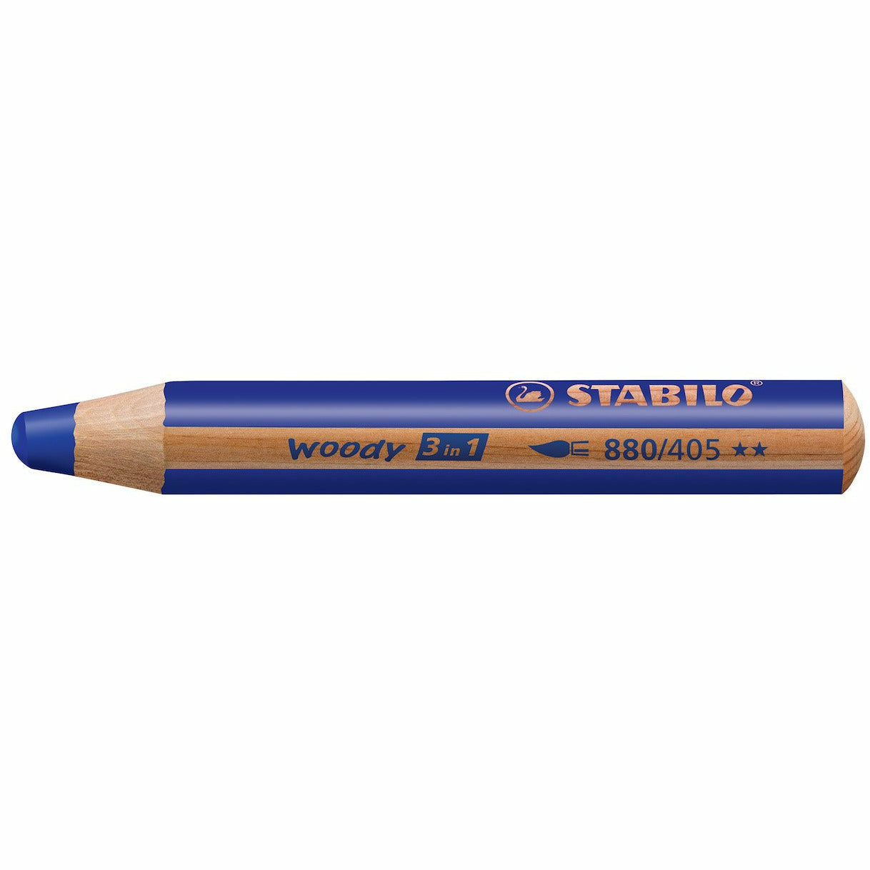 STABILO woody Farbstift ultramarinblau wasservermalbar