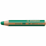 STABILO woody Farbstift dunkelgrün wasservermalbar