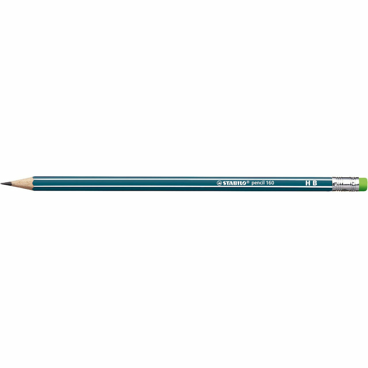 STABILO pencil 160 petrol HB Gummikapsel