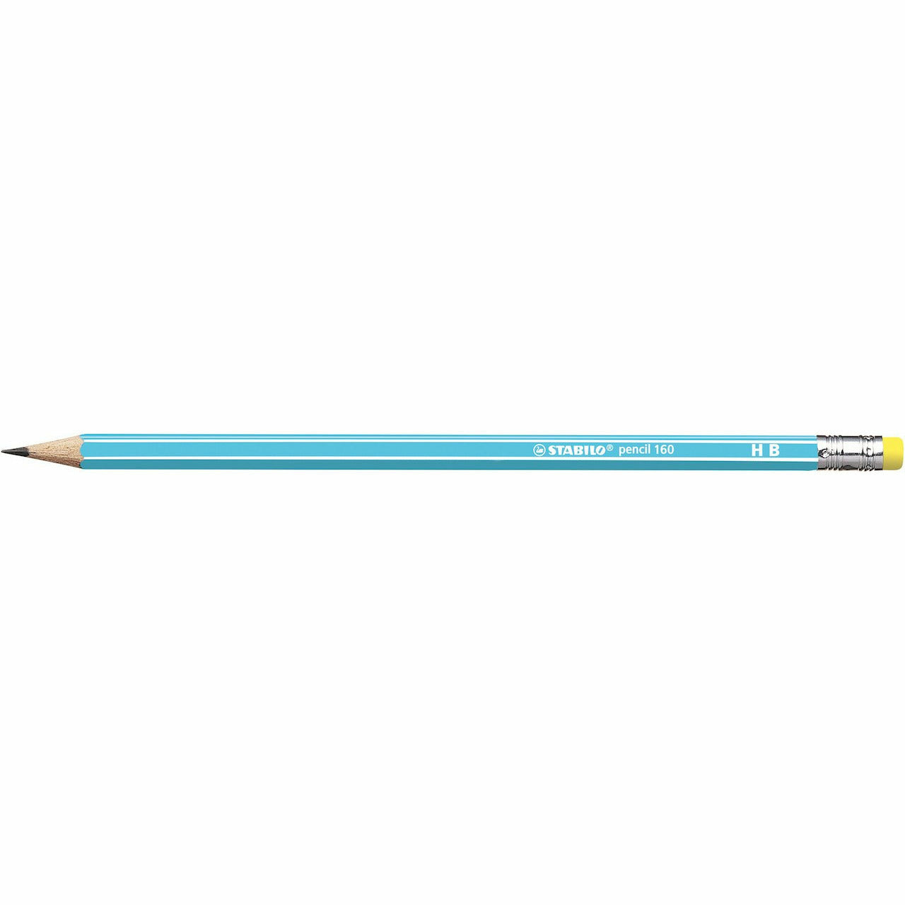 STABILO pencil 160 blau HB Gummikapsel
