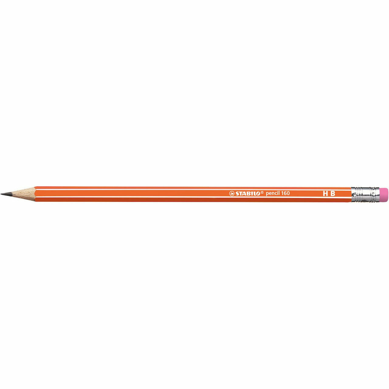 STABILO pencil 160 orange HB Gummikapsel