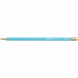 STABILO pencil 160 blau 2B Gummikapsel