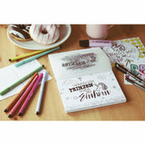 STABILO Kreative Grüsse Malbuch + 1 BOSS Pastel, 1 SENSOR, 1 Pencil 160 GUKA Bleistift und 8 Pen 68 sort