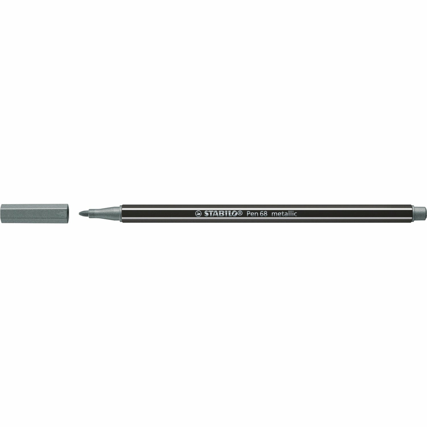 STABILO Pen 68 metallic silber